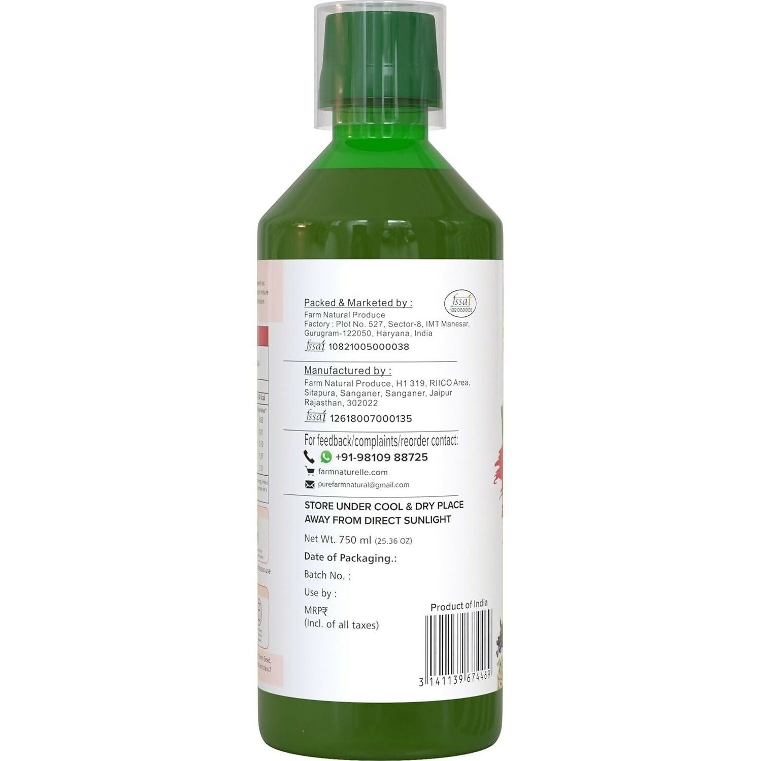 Farm Naturelle Magical Man Juice Supports Men's Health 