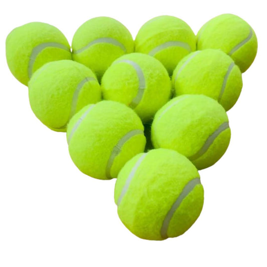 M ART Cricket Tennis Ball Light Weight (Pack of 10) 