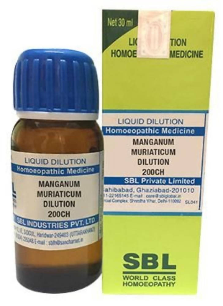 SBL Homeopathy Manganum Muriaticum Dilution 