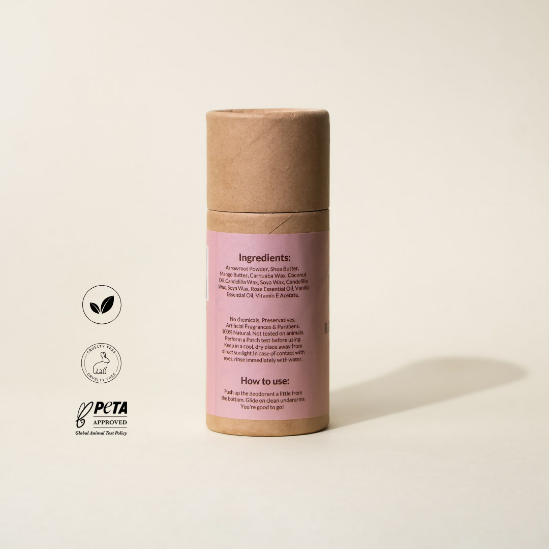 The Bare Bar Rose Vanilla Deodorant  Grab2Buy The Bare Bar Grab2Buy