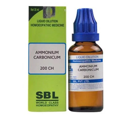 SBL Homeopathy Ammonium Carbonicum Dilution - Grab2buy