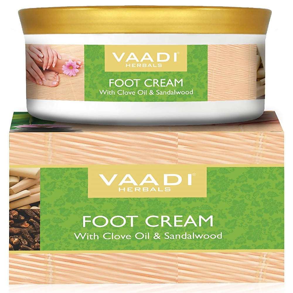 Vaadi Herbals Foot Cream With Clove Oil & Sandalwood 