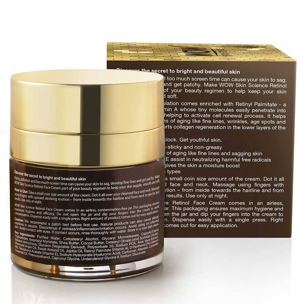 Wow Skin Science Retinol Face Cream  Grab2Buy Wow Skin Science Grab2Buy