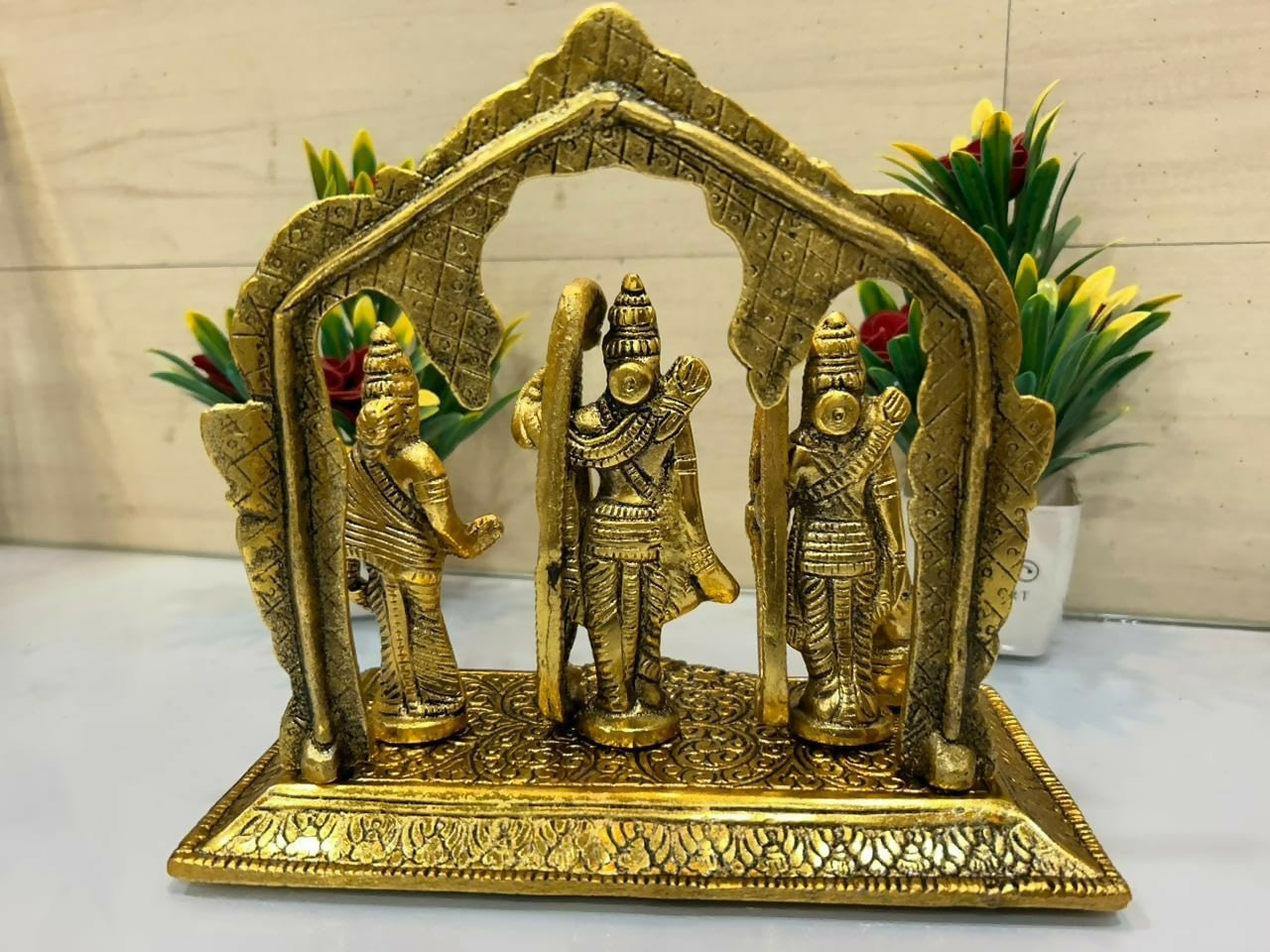 Labhcart Metal Ram Darbar Statue Set - Grab2buy