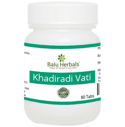 Balu Herbals Khadiradi Vati Tablets 