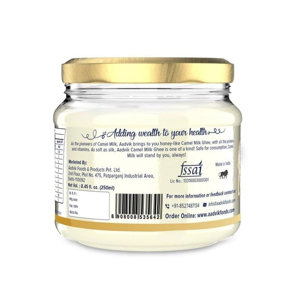 Aadvik Camel Milk Ghee | Organic Camel Milk Ghee | Helps in Better Digestion & Immunity 