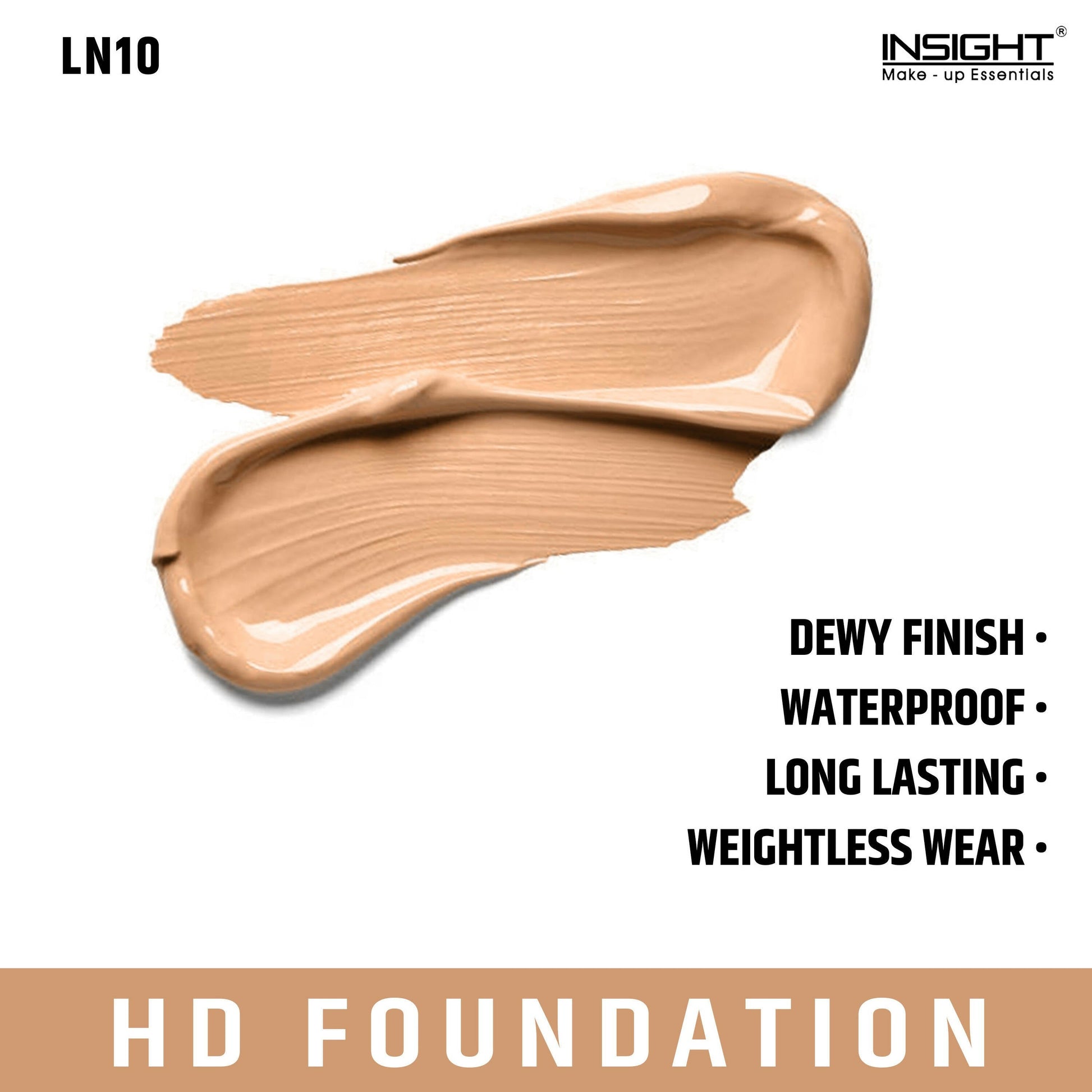 Insight Cosmetics HD Foundation - LN 10 - Grab2buy