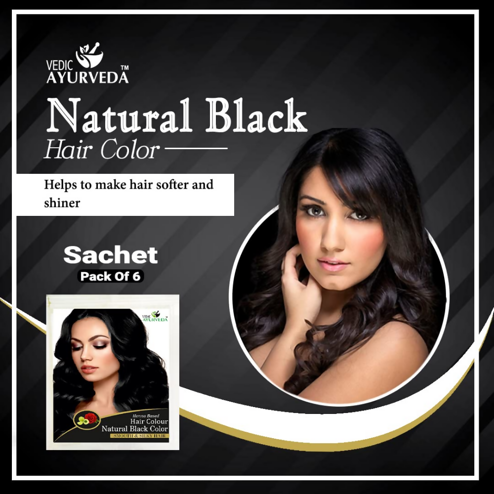 VedicAyurveda Henna Hair Color - Black  Grab2Buy VedicAyurveda Grab2Buy
