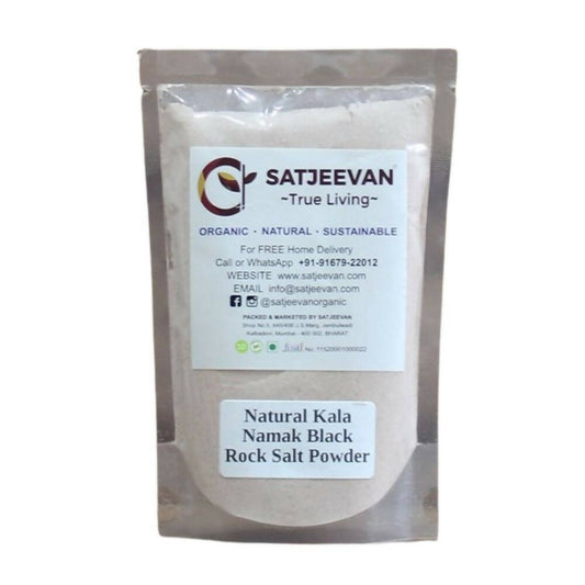 Satjeevan Natural Kala Namak Black Rock Salt Powder - Grab2buy