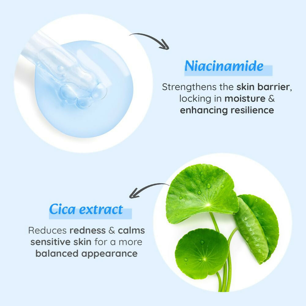 Wild Oak 10% Niacinamide Cica Serum For Face Reduces Sebum Pigmentation, Evens Skin Tone & Minimises Pores  Grab2Buy Wild Oak Grab2Buy