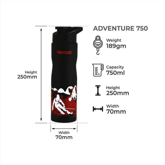 Dubblin Adventure Stainless Steel Sipper Water Bottle - Grab2buy