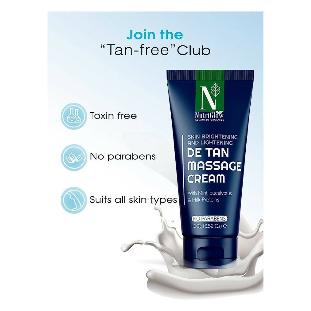 NutriGlow Advanced Organics De-tan Massage Cream 