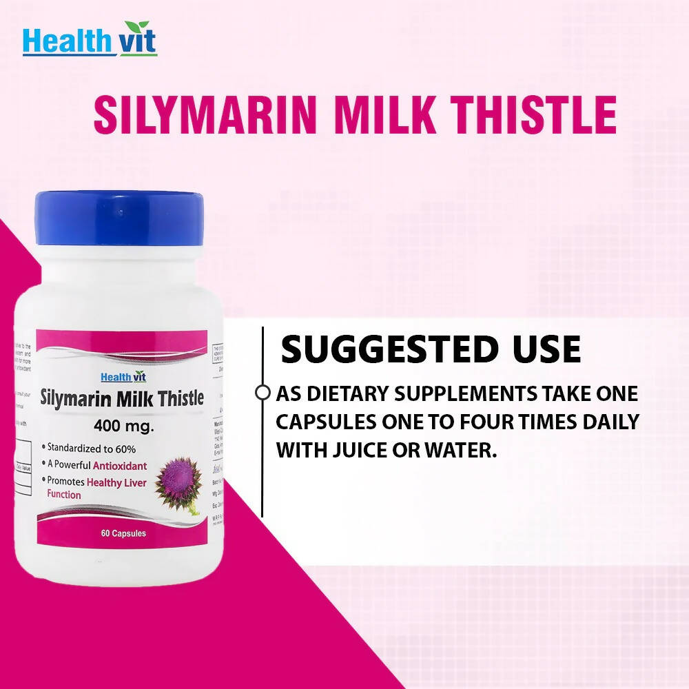 Healthvit Silymarin Milk Thistle Capsules - Grab2buy