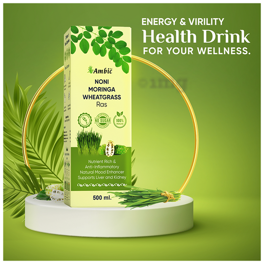 Ambic Noni Moringa Wheatgrass Ras 