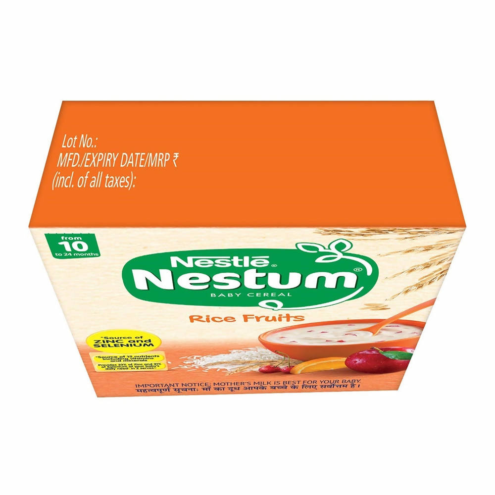 Nestle Nestum Baby Cereal-Rice Fruits (10 to 24 Months) 