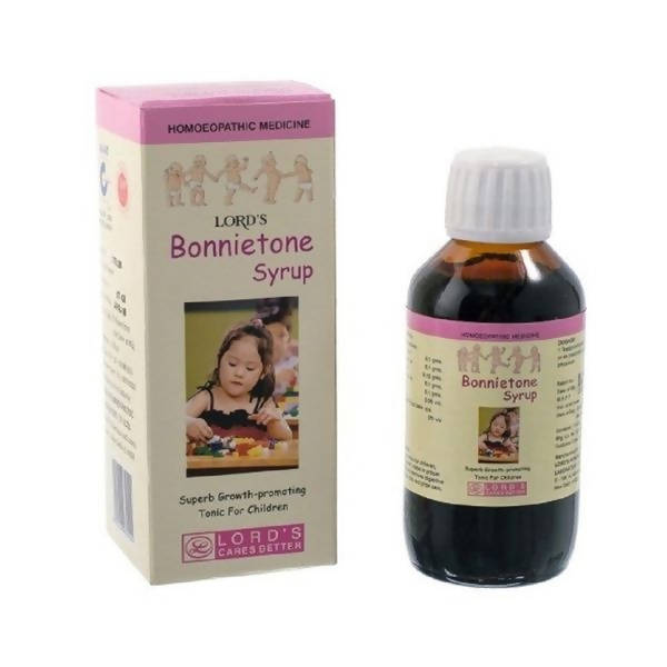 Lord’s Homeopathy Bonnietone Syrup – Homeopathic Bone Strength & Calcium Wellness Tonic 