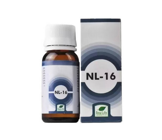 New Life NL-16 Drops – Homeopathic Menstrual Irregularity & Dysmenorrhoea Wellness Remedy 