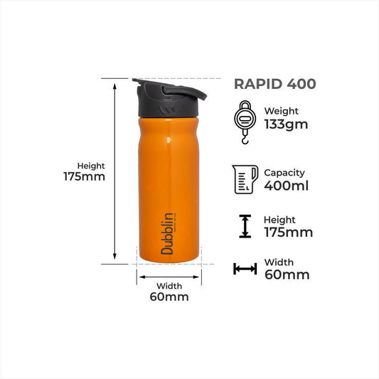 Dubblin Rapid Stainless Steel Sports Water Bottle - Grab2buy