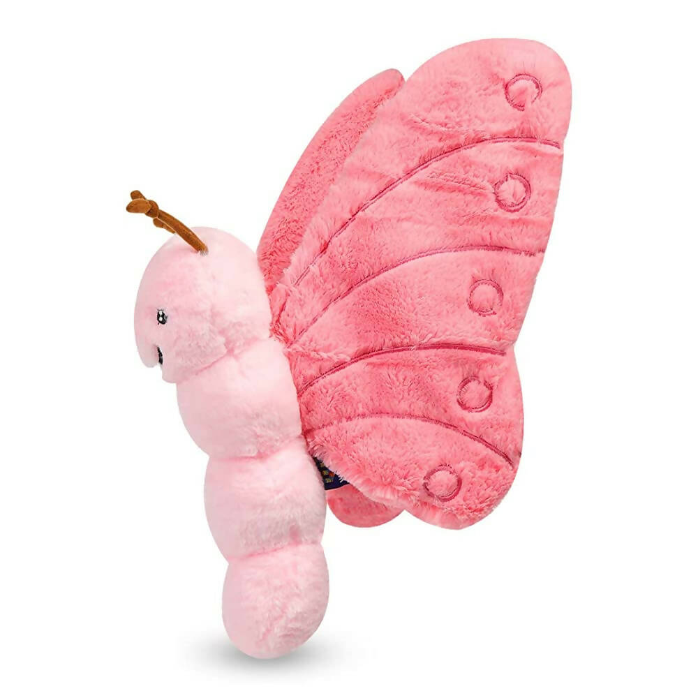 Webby Soft Butterfly Plush Pink Toy for Kids- 40 cm  Grab2Buy Webby Grab2Buy
