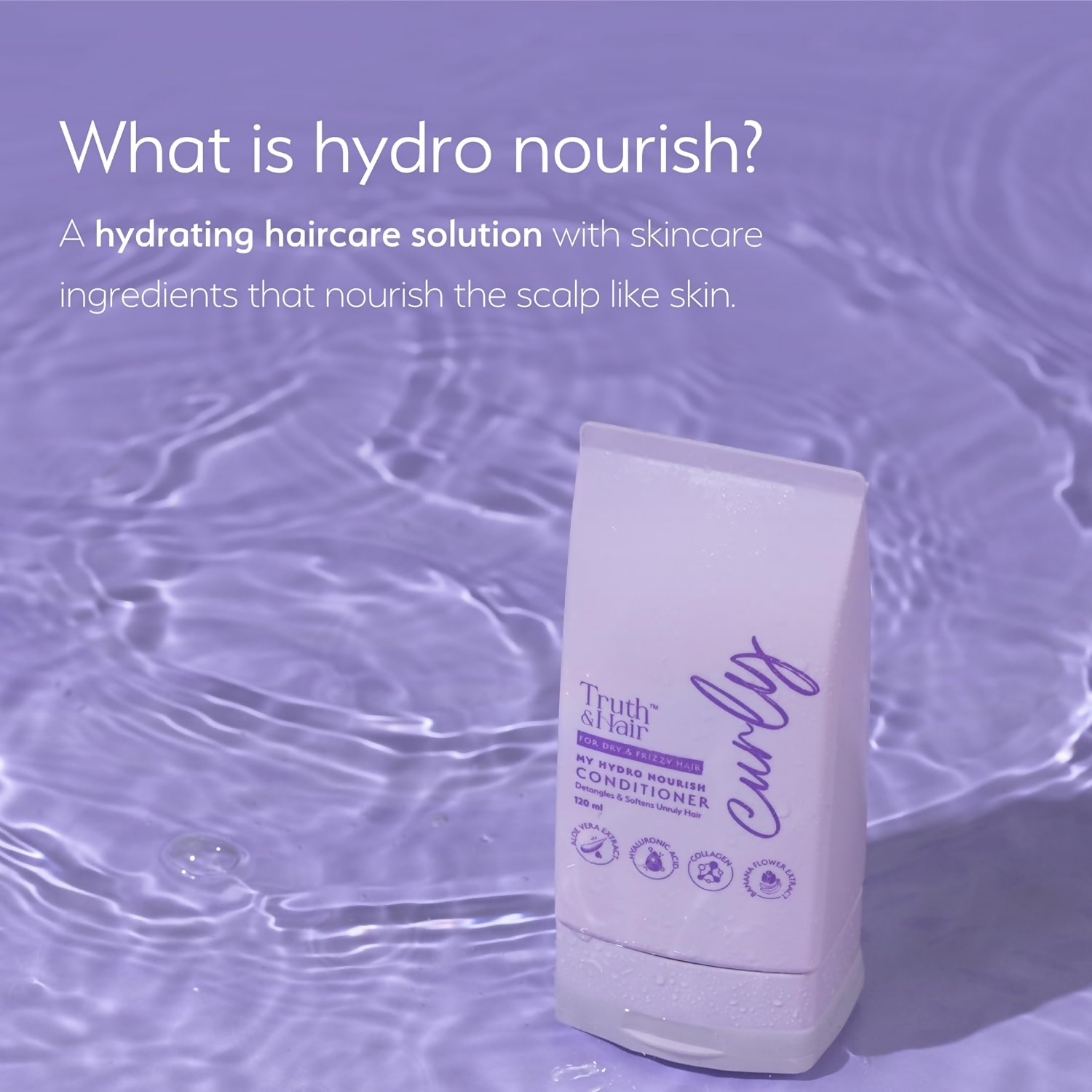 Truth & Hair Hydro Nourish Conditioner For Curly Hair  Grab2Buy Truth & Hair Grab2Buy