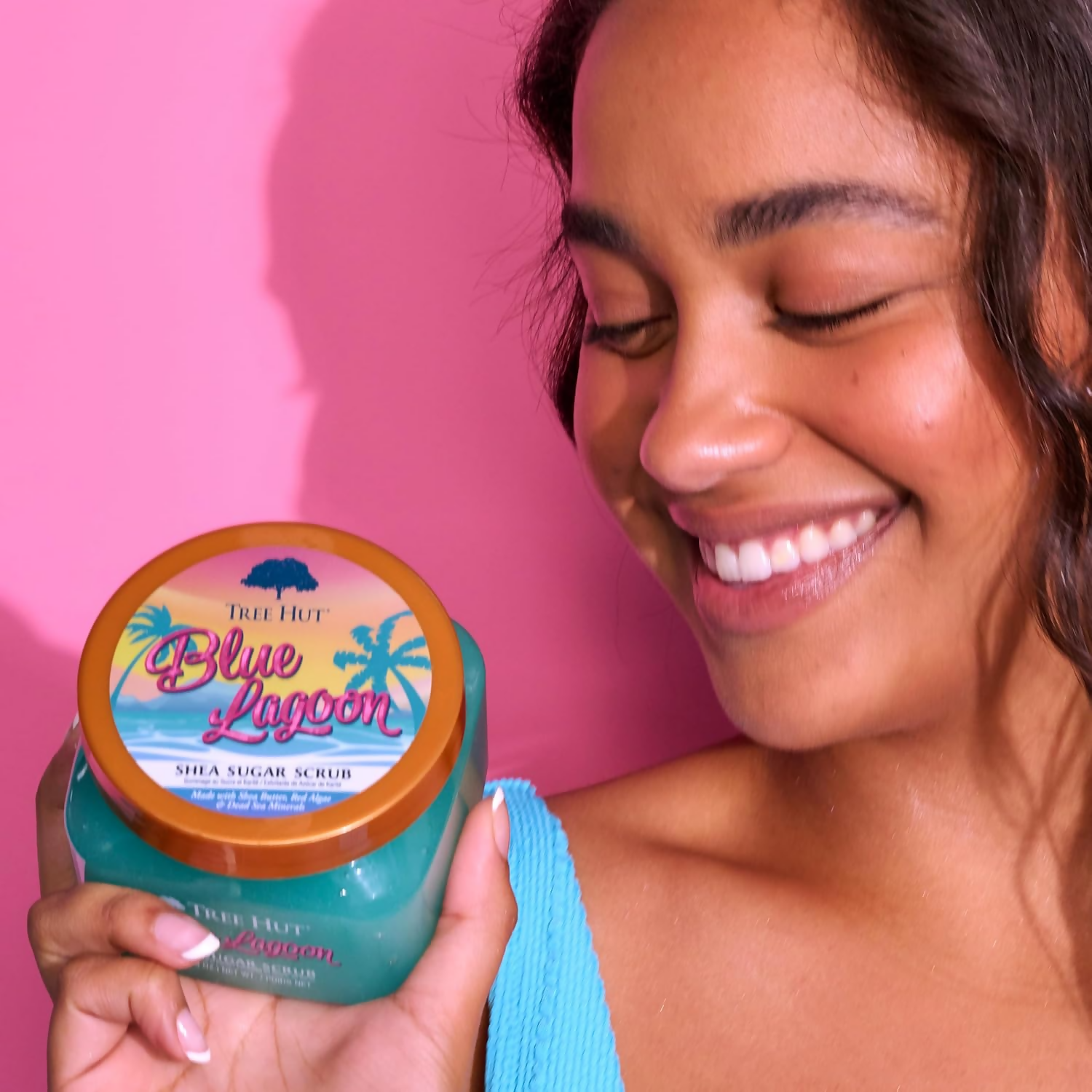 Tree Hut Blue Lagoon Shea Sugar Scrub  Grab2Buy Tree Hut Grab2Buy
