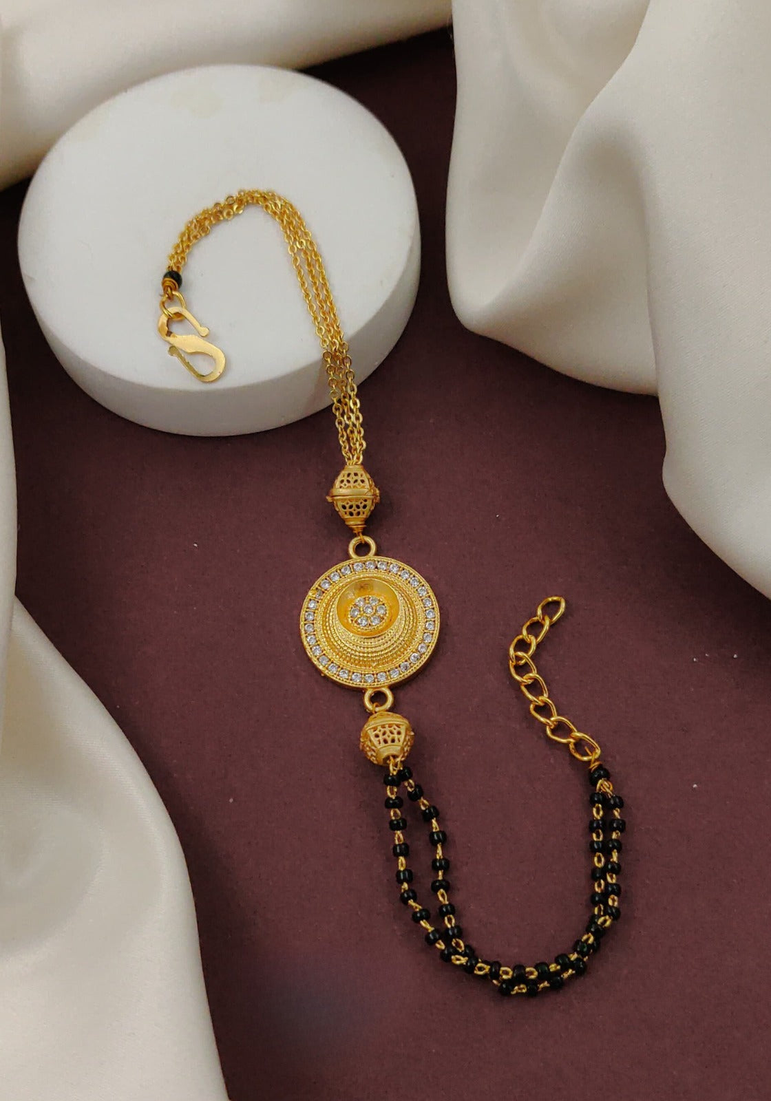 Fancy Gold-Polished Bracelet By House of Ree | Grab2Buy