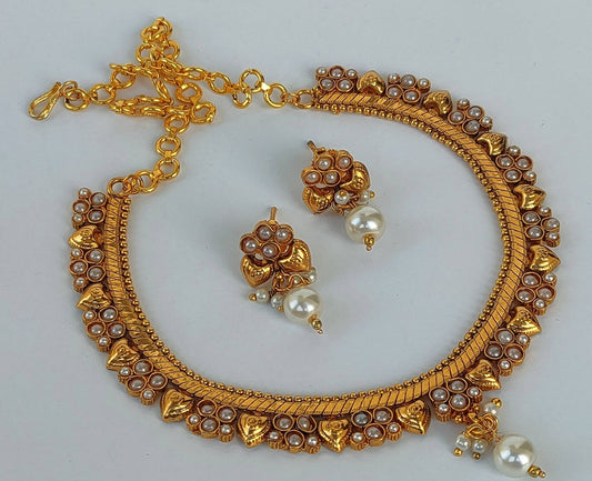 White Agate necklace Set - Grab2buy