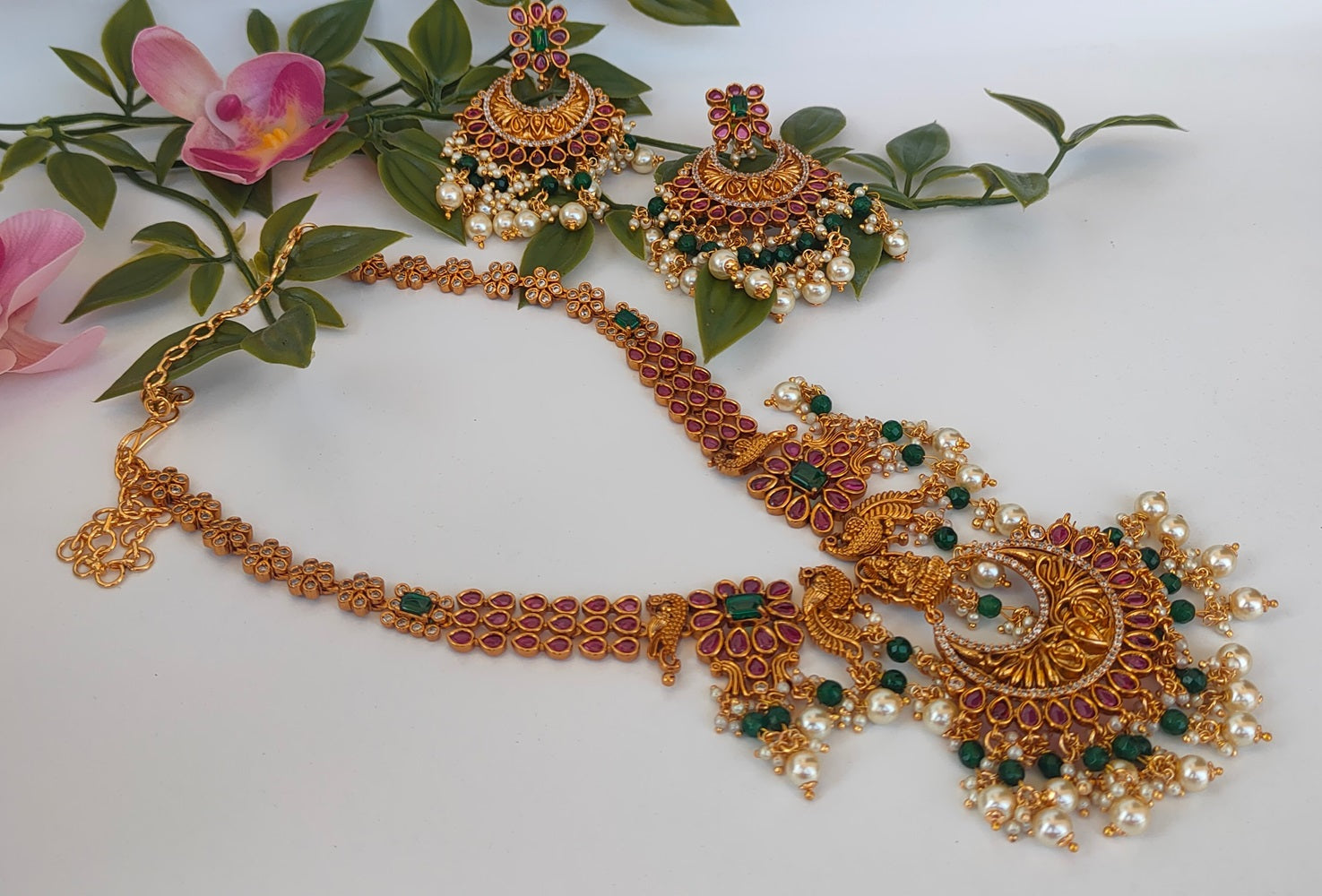 Matt Finish Temple Jewellery - Grab2buy