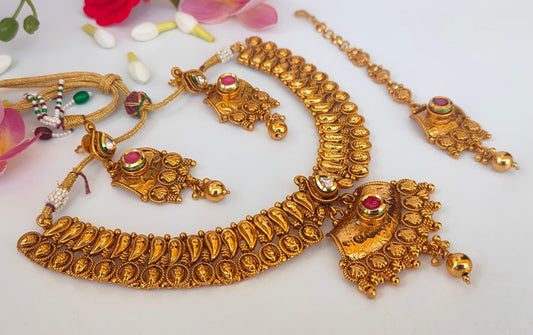Gold Plated Bridal Jewelry Set - Grab2buy