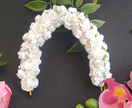 White Rose Gajra  Grab2Buy Mokshi Collections Grab2Buy