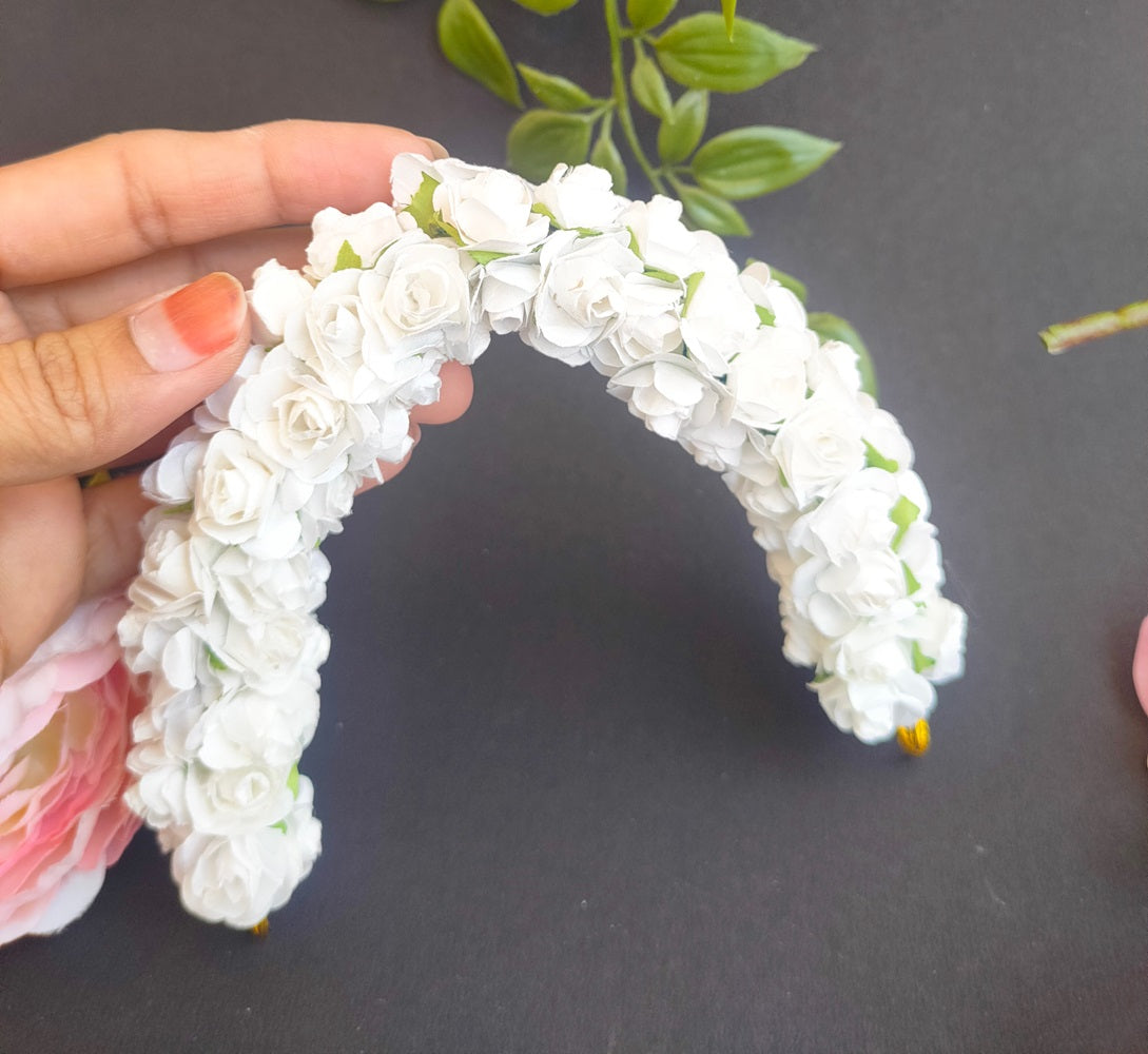 White Rose Gajra  Grab2Buy Mokshi Collections Grab2Buy