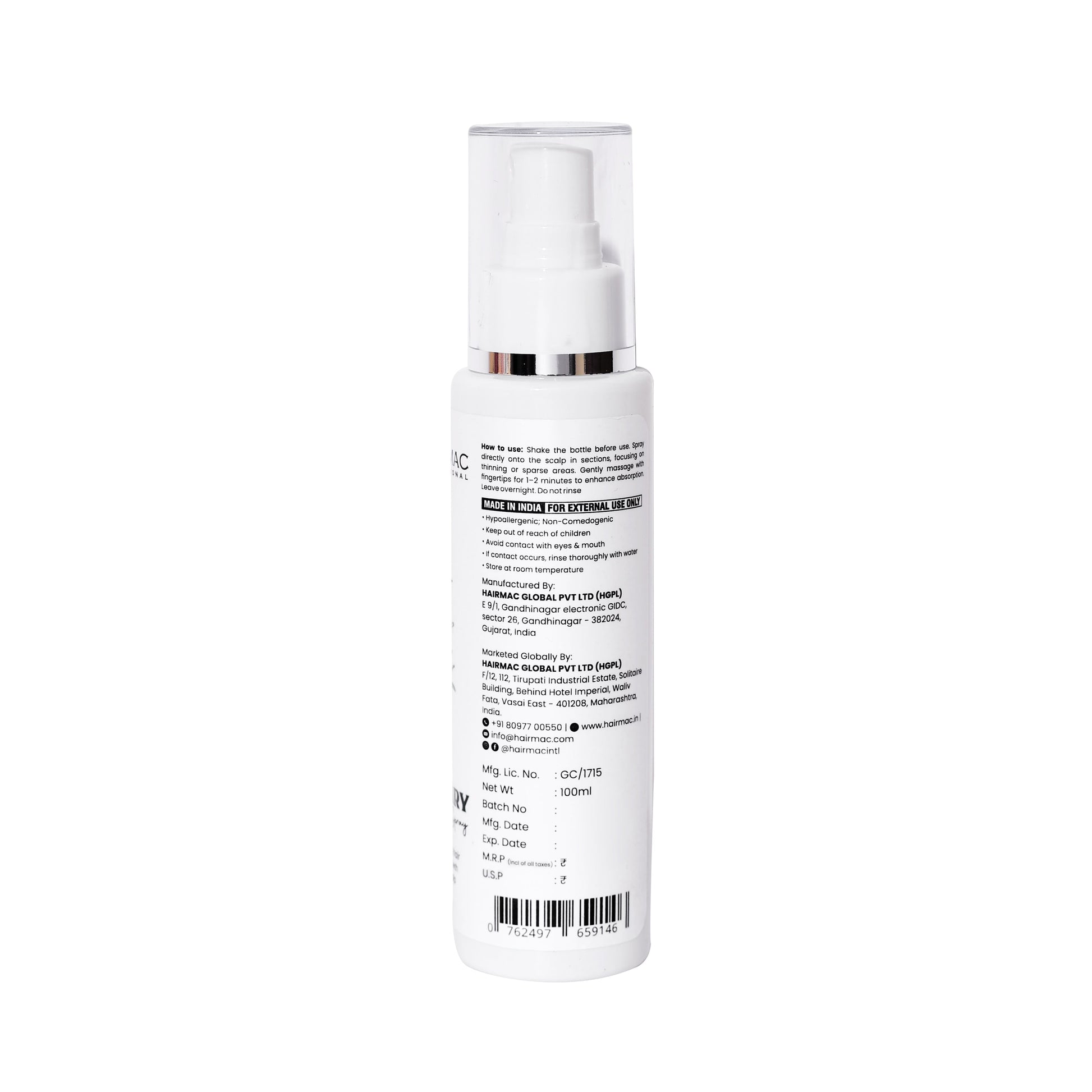 Hairmac Rosemary Hair Growth Spray