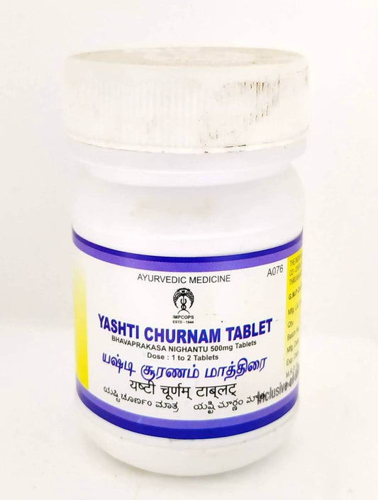 Impcops Ayurveda Yashti Churnam Tablets 