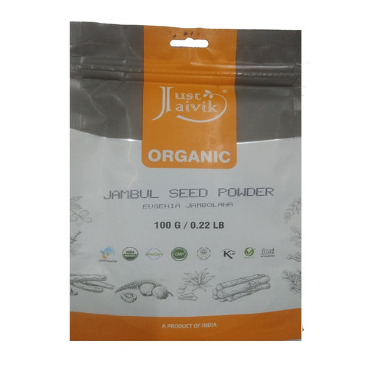 Just Jaivik Organic Jamun Seed Powder 