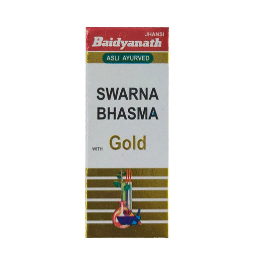 Baidyanath Jhansi Swarna Bhasma with Gold, 125 Mg 