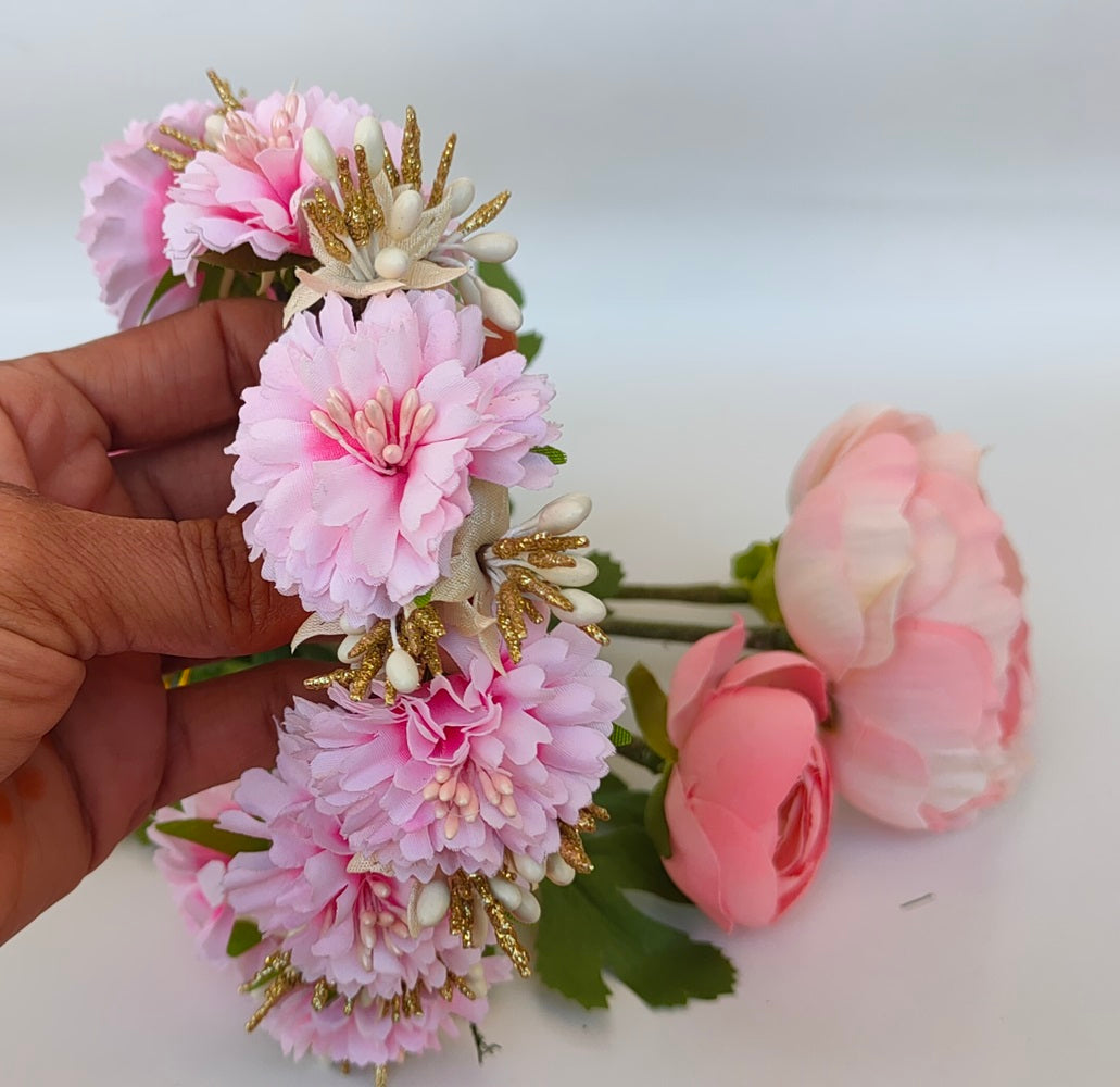 Baby Pink Bridal Hair Accessories - Grab2buy