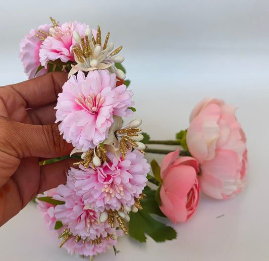 Baby Pink Bridal Hair Accessories - Grab2buy