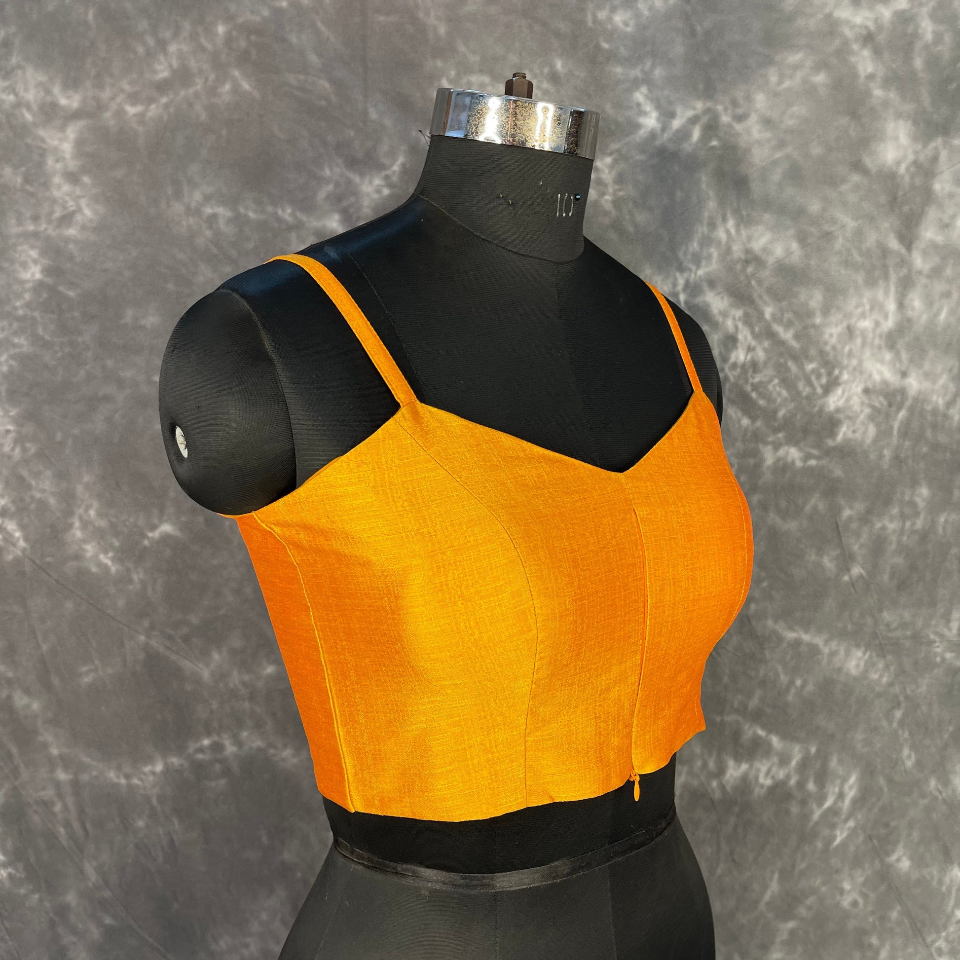 Majestic Yellow Yellow Coloured Silk Ready to Wear Blouse - kapda Tailor 