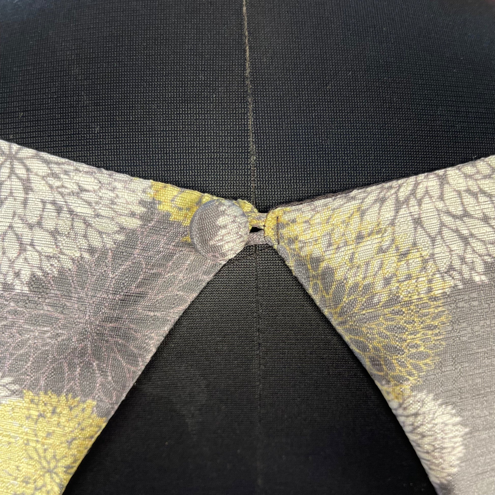 Multi Print Facade Ash Grey Coloured Silk Ready to Wear Blouse - kapda Tailor 
