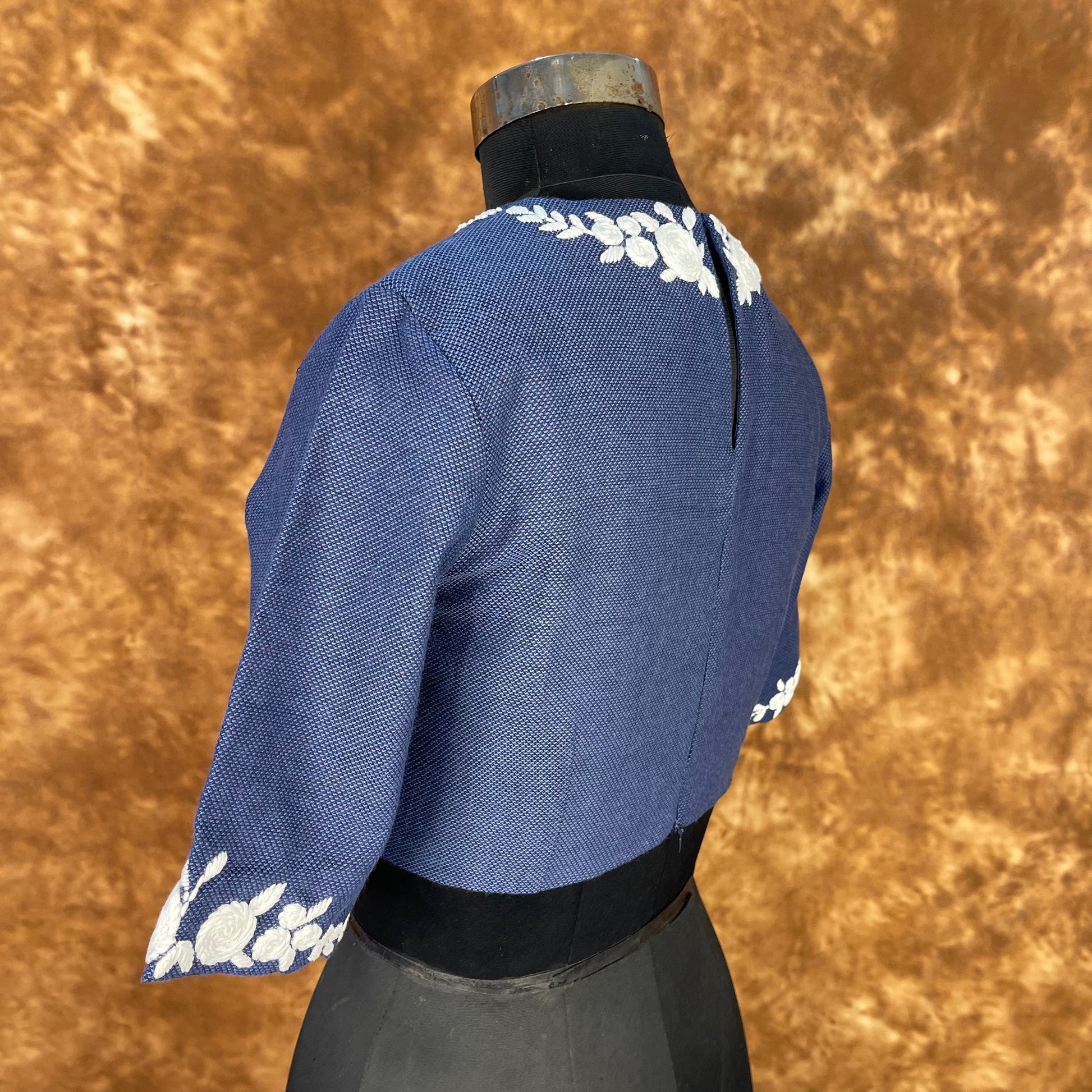 Jardosi Justajoo Blue Coloured Cotton Ready to Wear Blouse - kapda Tailor 