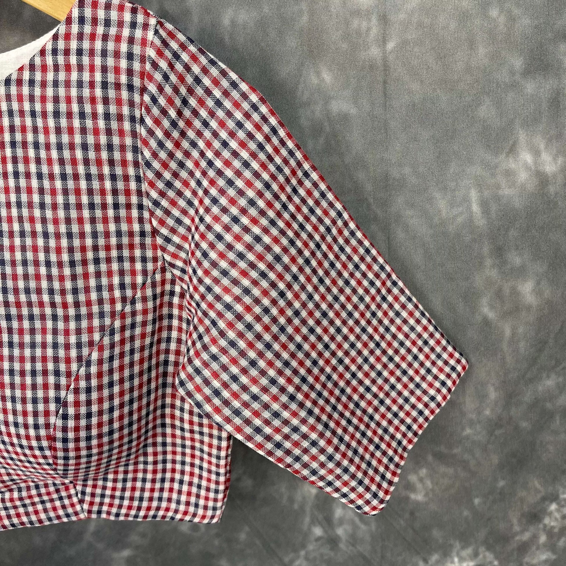 Asymmetric Symmetry Multi Color Coloured Cotton Ready to Wear Blouse - kapda Tailor 