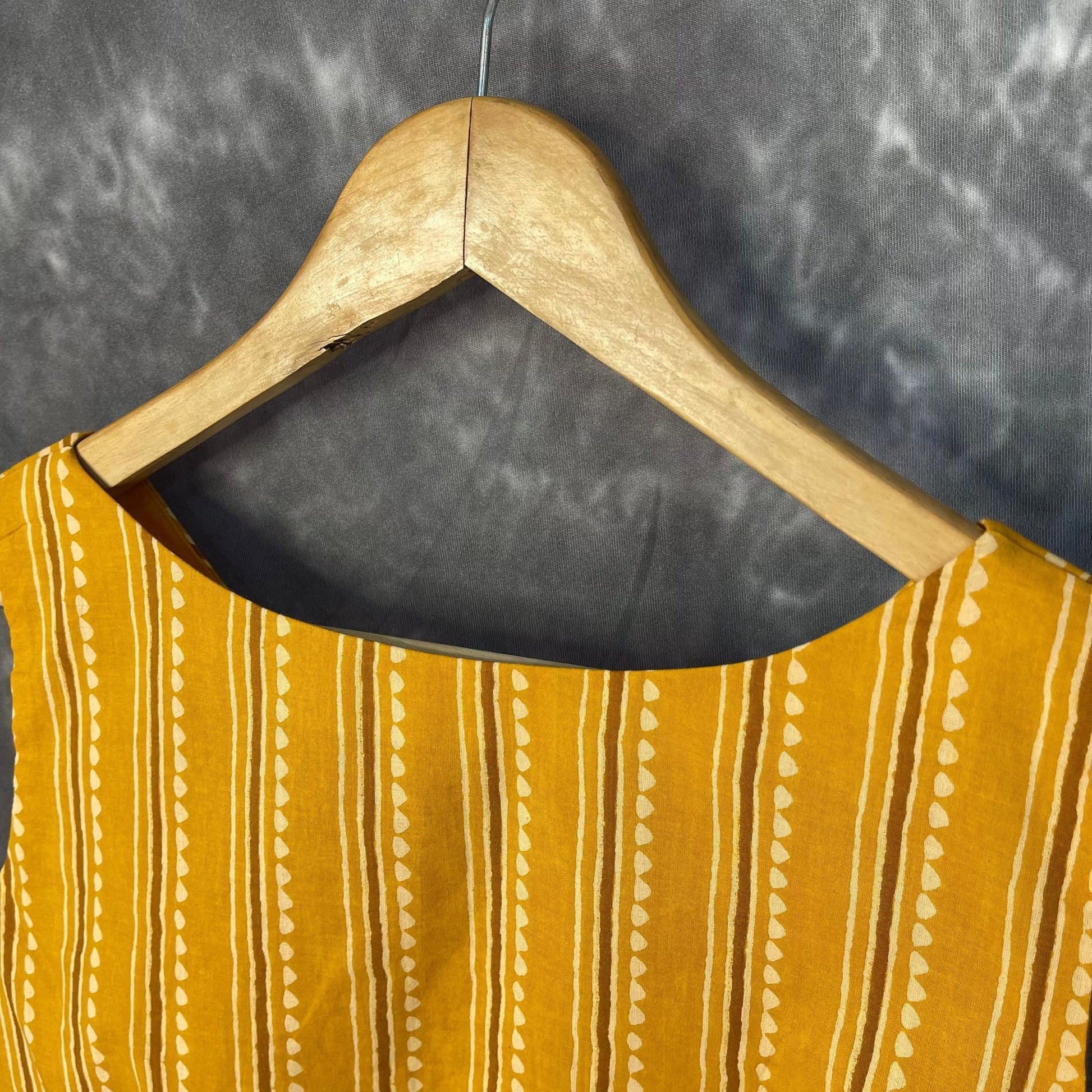 Ujla Savera Orange Coloured Cotton Printed Ready to Wear Blouse - kapda Tailor 