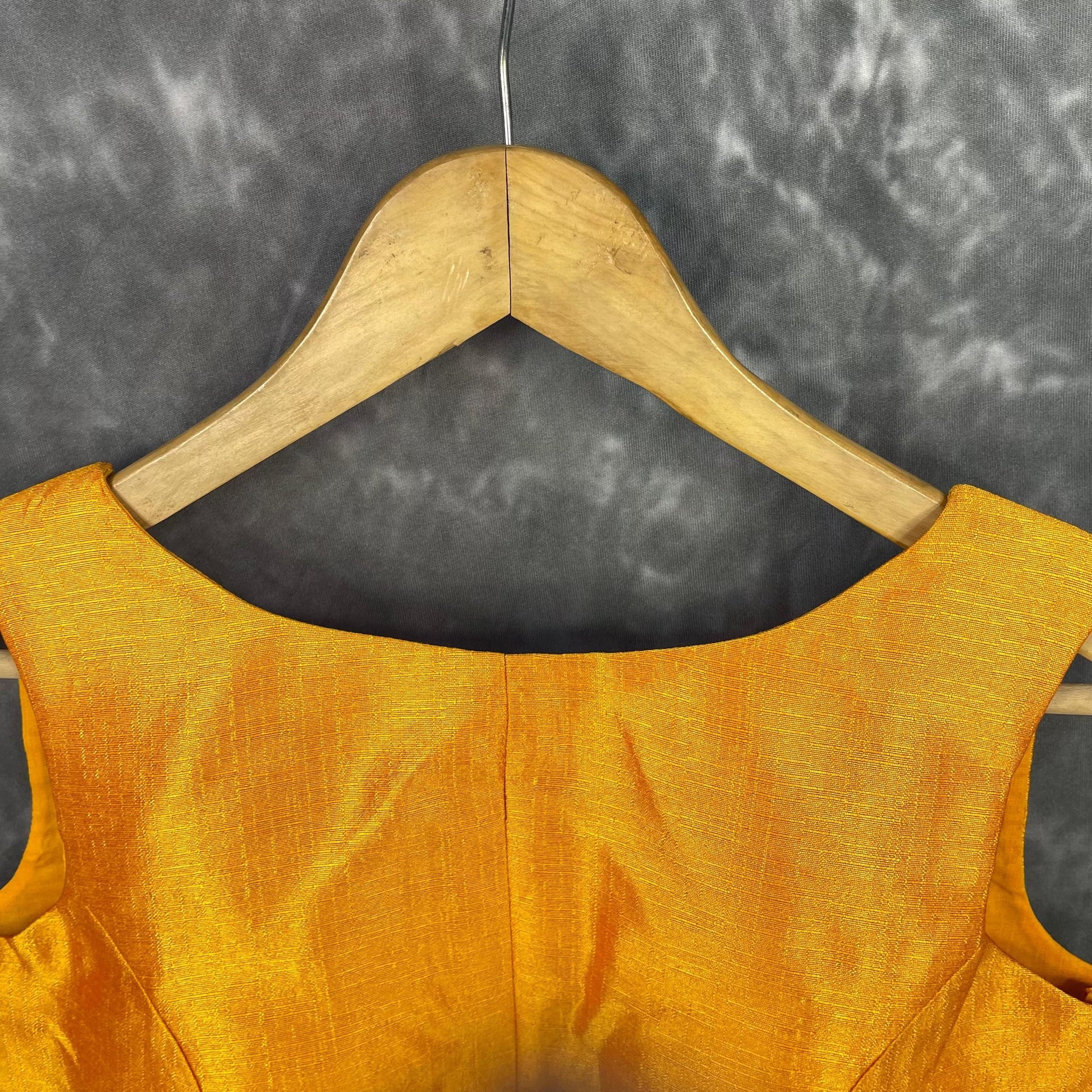 Mangalore Madness Orange Coloured Mangalore Isik/Khan Border Ready to Wear Blouse - kapda Tailor 