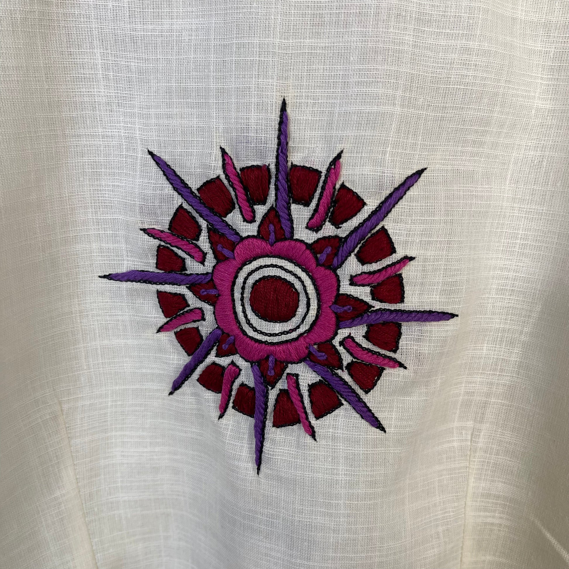 Jumaani Jashn Off White Coloured Slub Cotton Ready to Wear Blouse - kapda Tailor 