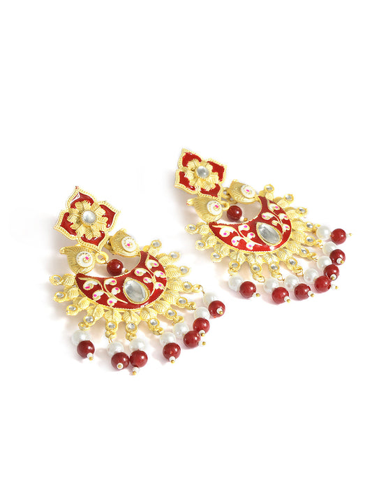 Silver-Plated Alloy Oxidised Round Earrings With Ring Combo - The Pari - Grab2buy