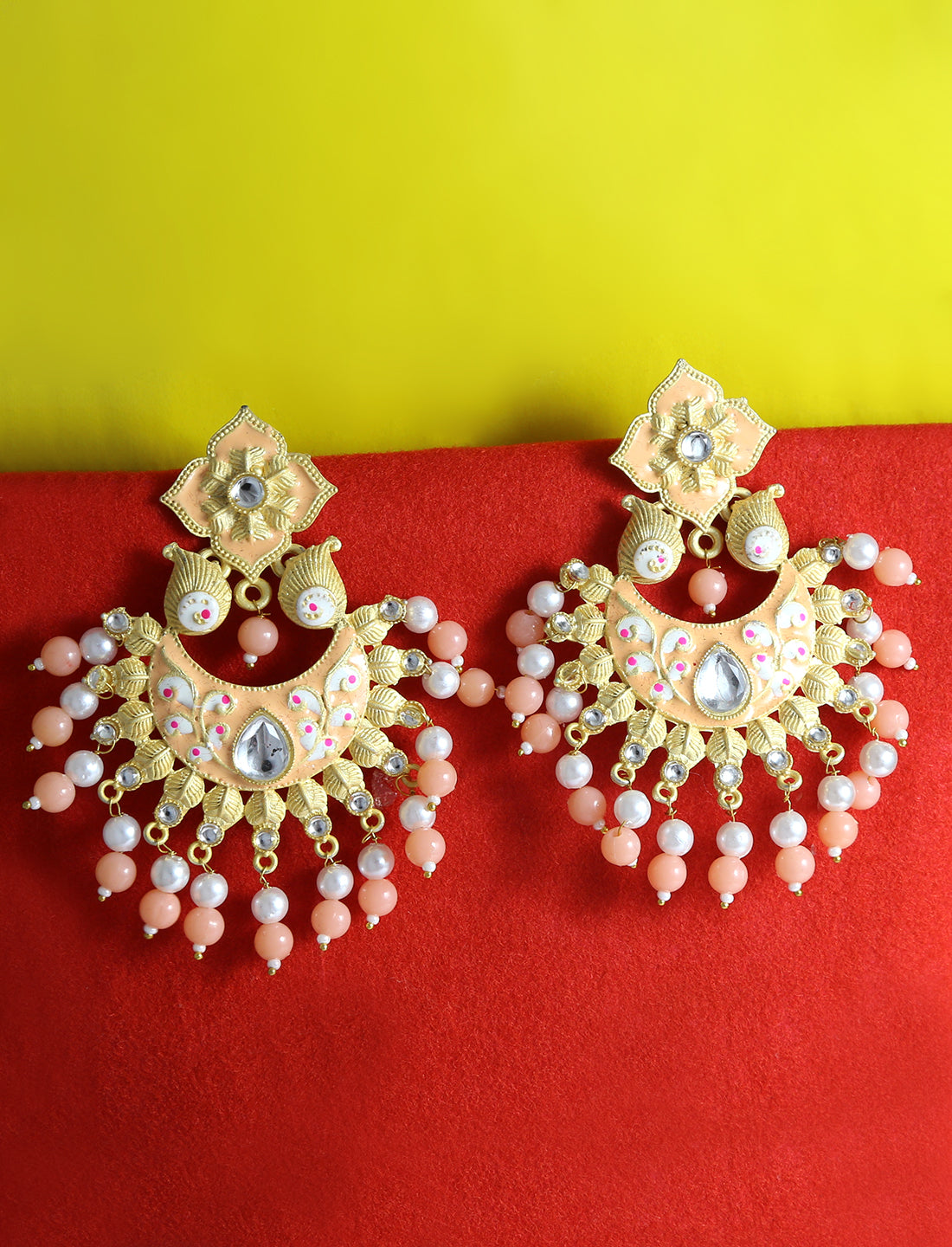 Silver-Plated Alloy Silver Round Earrings - The Pari - Grab2buy