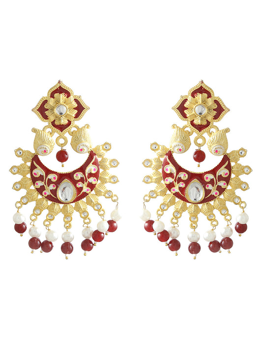 Silver-Plated Alloy Oxidised Round Earrings With Ring Combo - The Pari - Grab2buy