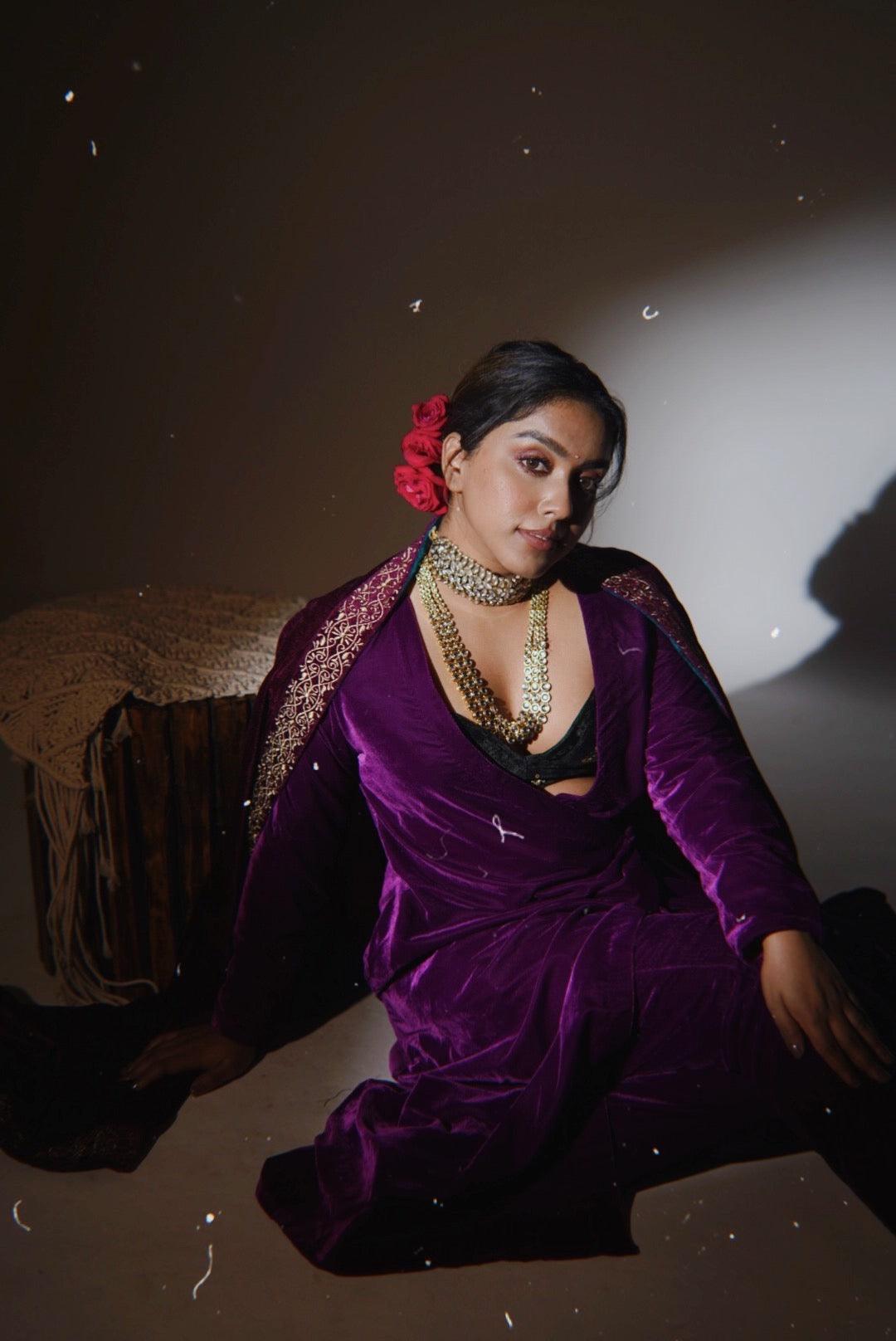 trueBrowns Wine Velvet Angrakha 
