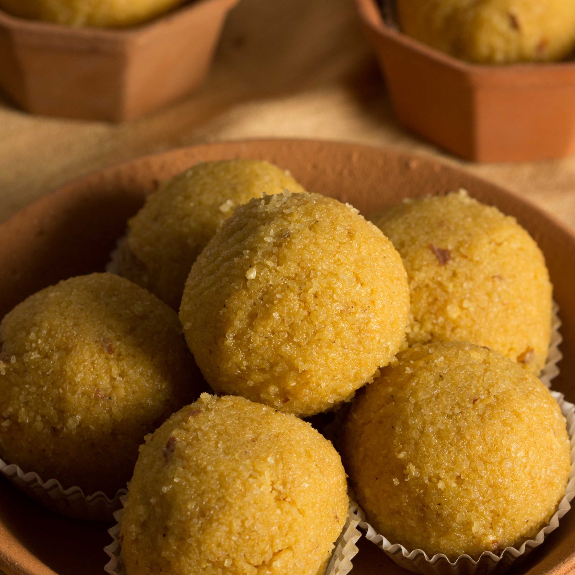 Almond House Besan Laddu 