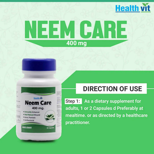 Healthvit Neem Care Capsules - Grab2buy